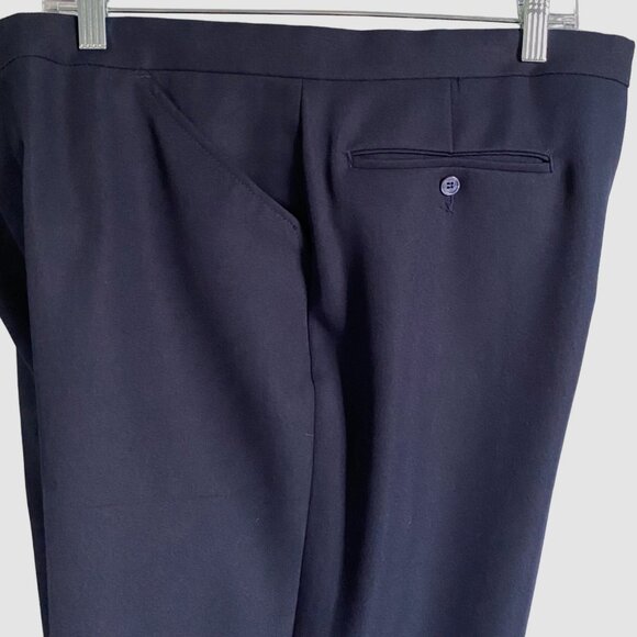 Men's Dark Blue Polyester Pants 38 Waist 32 Length - Picture 7 of 8